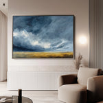 Abstract 1713 Canvas Art 18" x 24" / 45 x 60 cm / Black