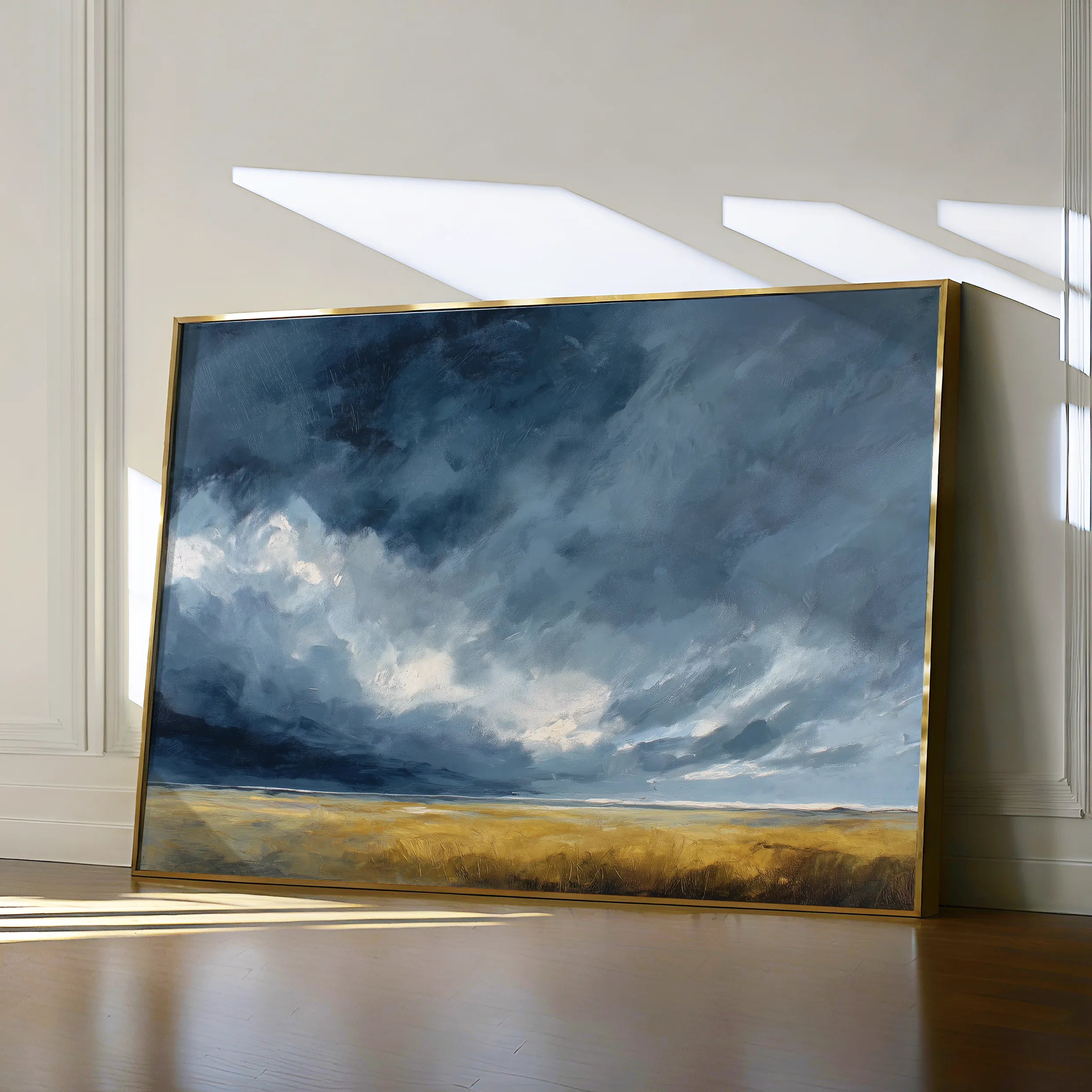 Abstract 1713 Canvas Art 18" x 24" / 45 x 60 cm / Black