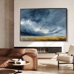 Abstract 1713 Canvas Art 18" x 24" / 45 x 60 cm / Black