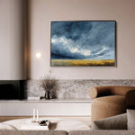 Abstract 1713 Canvas Art 18" x 24" / 45 x 60 cm / Black