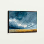 Abstract 1713 Canvas Art 18" x 24" / 45 x 60 cm / Black