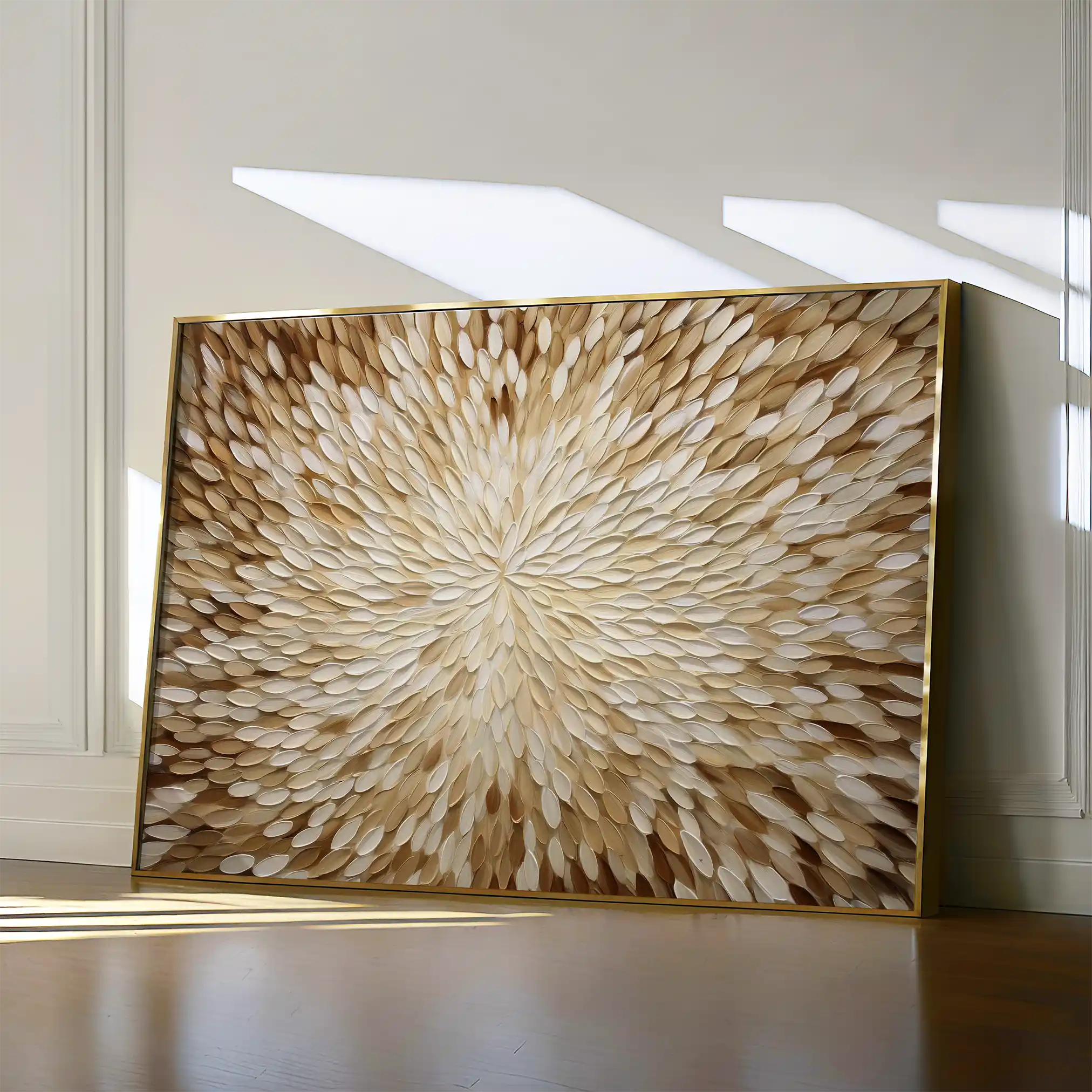 Abstract 1714 Canvas Art 18" x 24" / 45 x 60 cm / Black