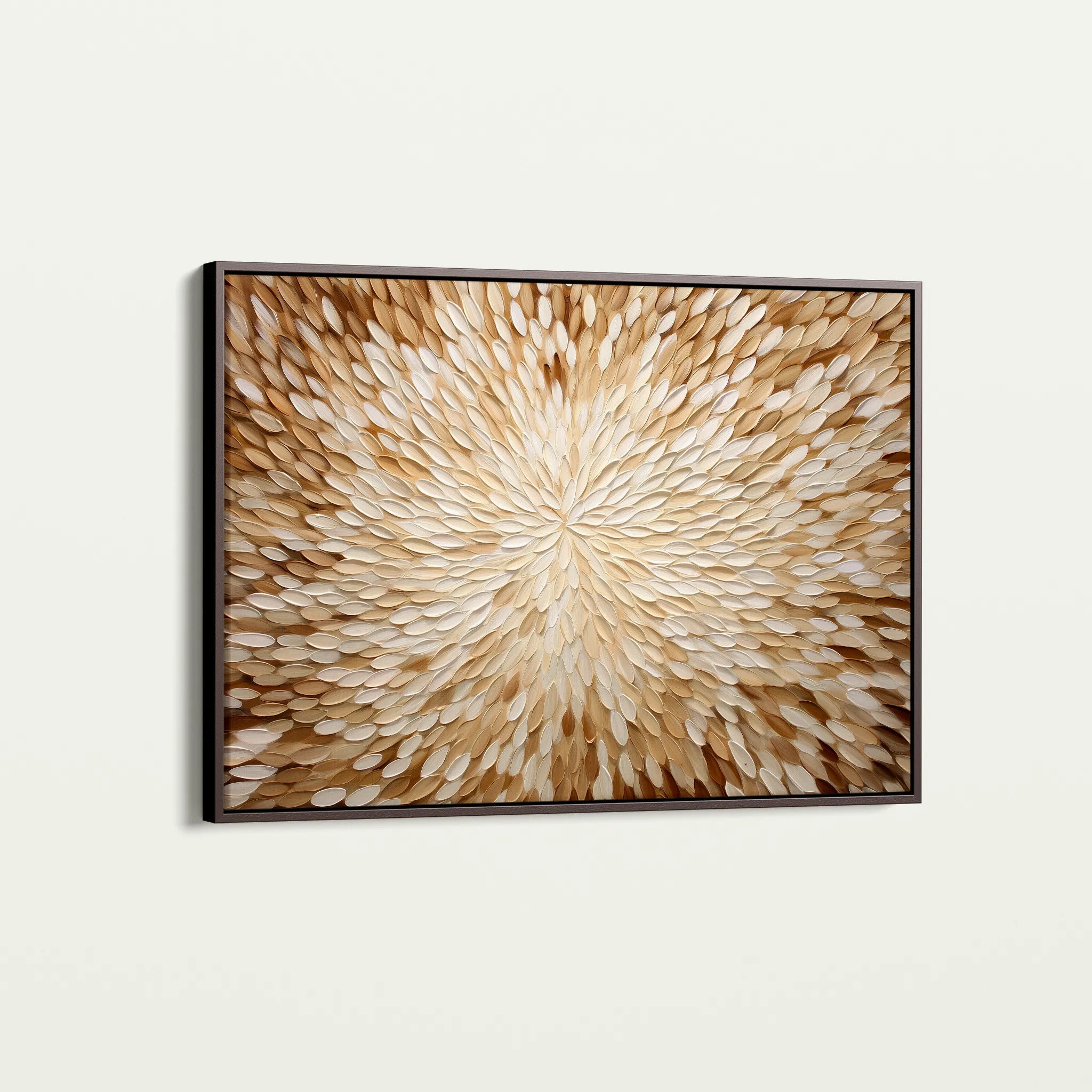 Abstract 1714 Canvas Art 18" x 24" / 45 x 60 cm / Black