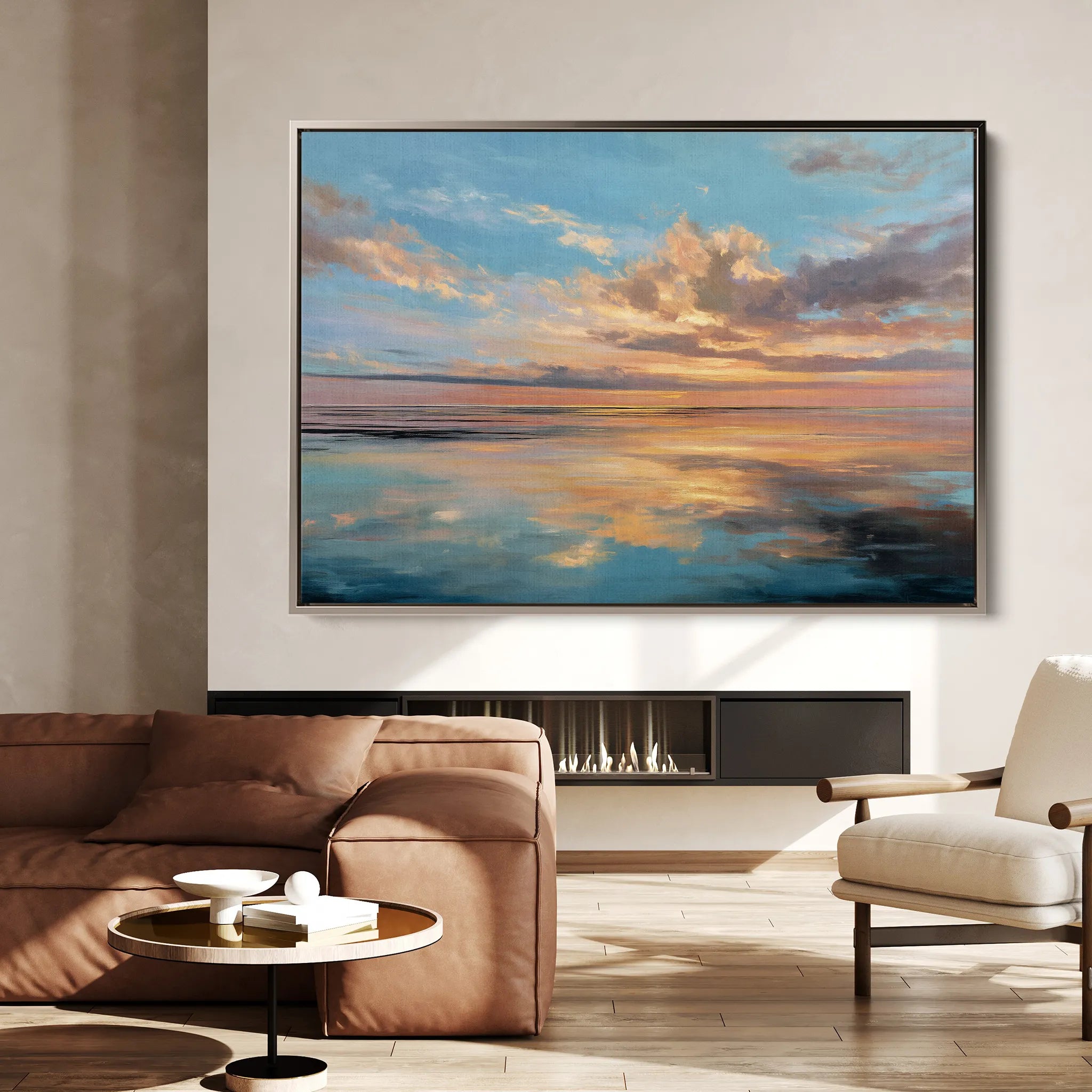 Abstract 1715 Canvas Art 18" x 24" / 45 x 60 cm / Black
