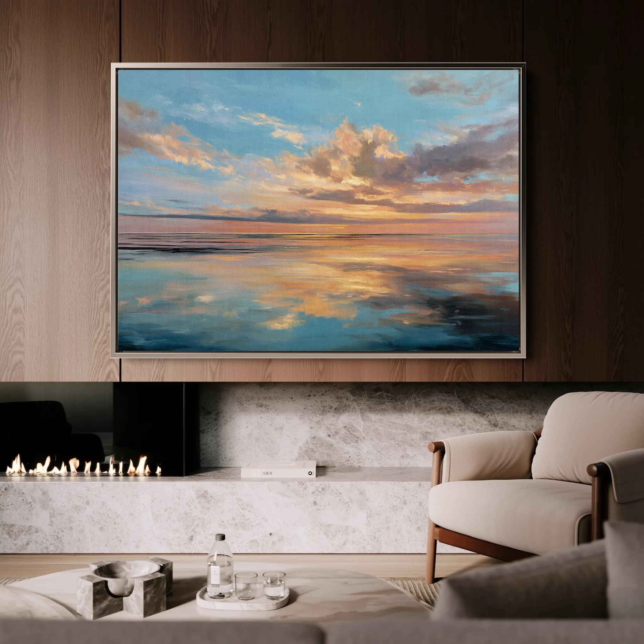 Abstract 1715 Canvas Art 18" x 24" / 45 x 60 cm / Black