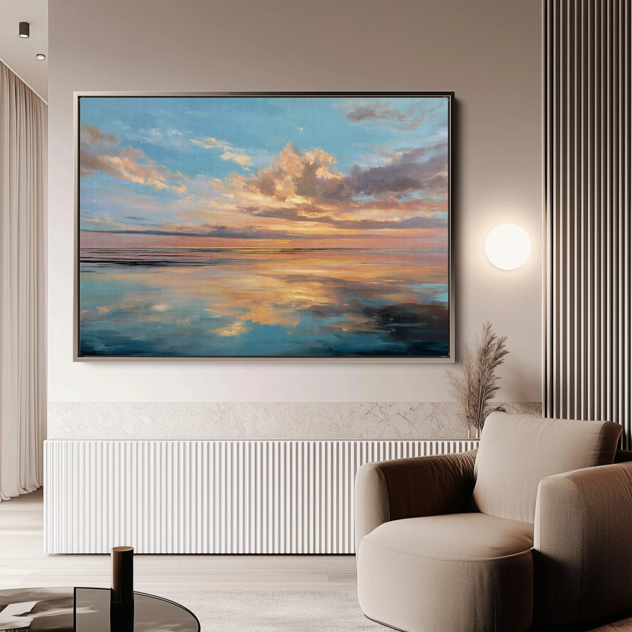 Abstract 1715 Canvas Art 18" x 24" / 45 x 60 cm / Black