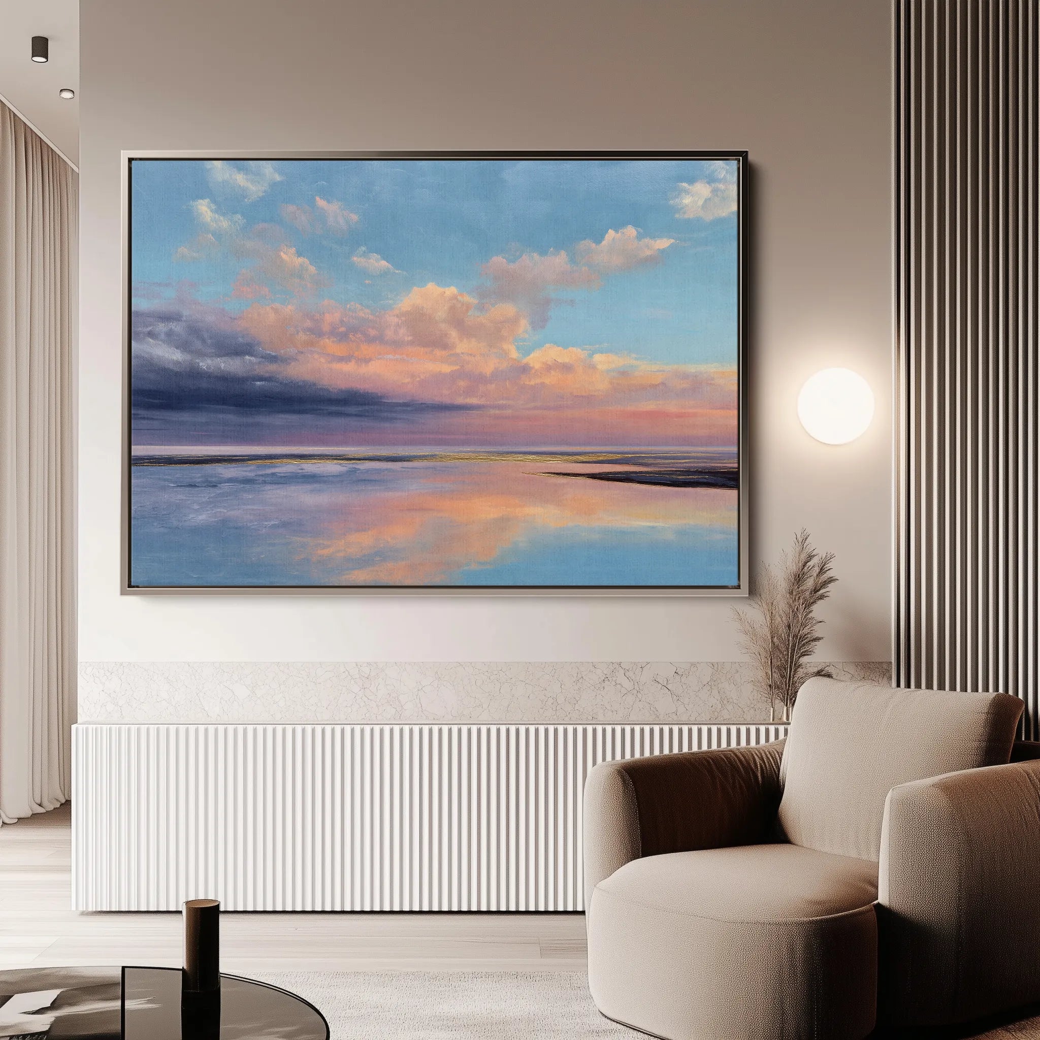 Abstract 1716 Canvas Art 18" x 24" / 45 x 60 cm / Black