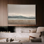 Abstract 1718 Canvas Art 18" x 24" / 45 x 60 cm / Black