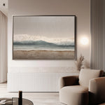 Abstract 1718 Canvas Art 18" x 24" / 45 x 60 cm / Black