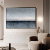 Abstract 1719 Canvas Art 18" x 24" / 45 x 60 cm / Black