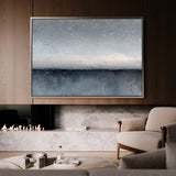 Abstract 1719 Canvas Art 18" x 24" / 45 x 60 cm / Black