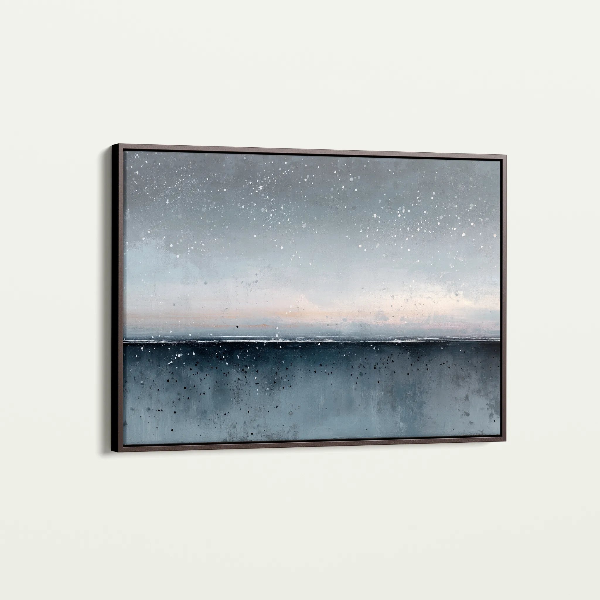 Abstract 1719 Canvas Art 18" x 24" / 45 x 60 cm / Black