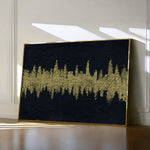 Abstract 172 Canvas Art 18" x 24" / 45 x 60 cm / Black