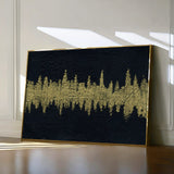 Abstract 172 Canvas Art 18" x 24" / 45 x 60 cm / Black