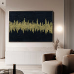 Abstract 172 Canvas Art 18" x 24" / 45 x 60 cm / Black