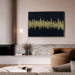 Abstract 172 Canvas Art 18" x 24" / 45 x 60 cm / Black