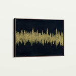 Abstract 172 Canvas Art 18" x 24" / 45 x 60 cm / Black
