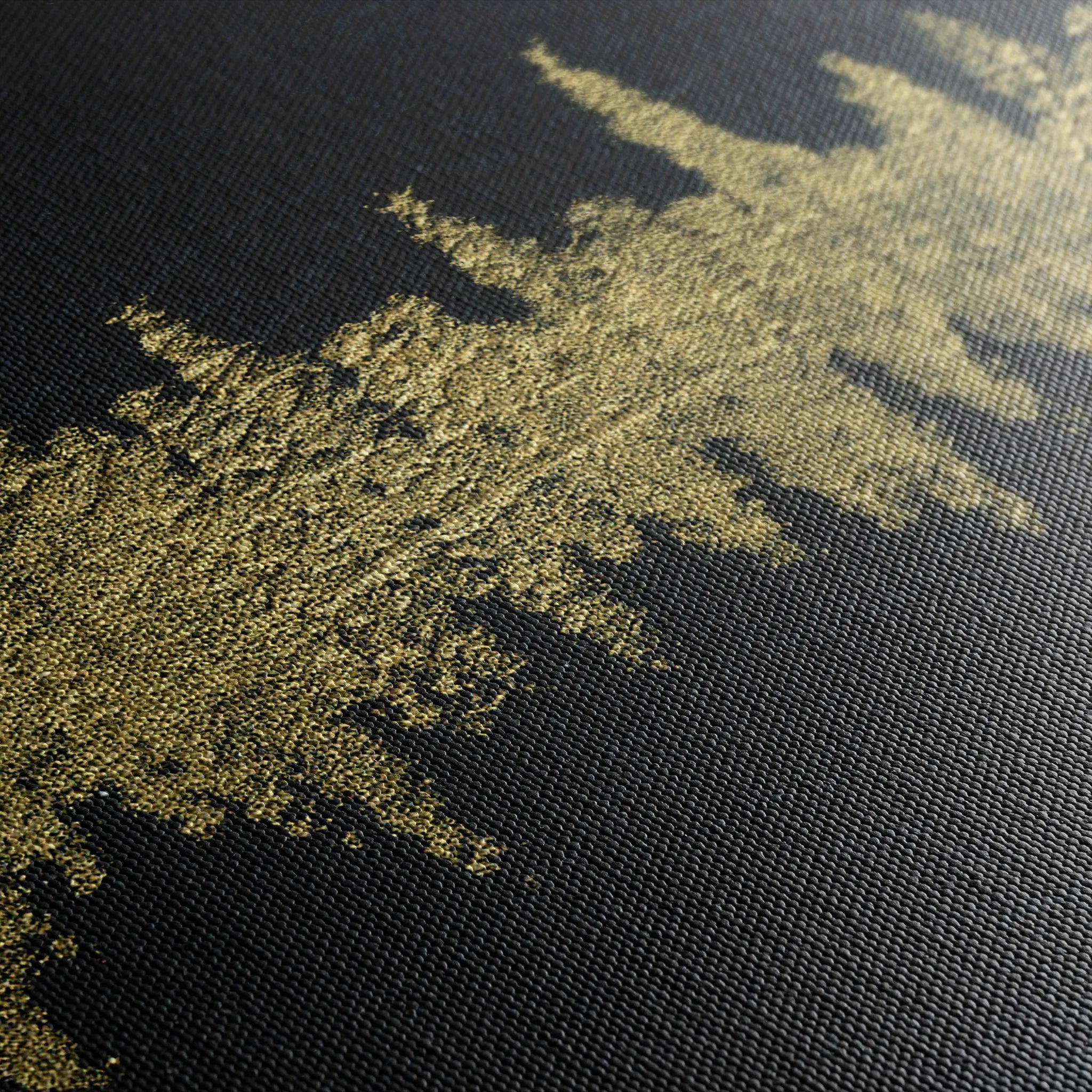 Abstract 172 Canvas Art 18" x 24" / 45 x 60 cm / Black