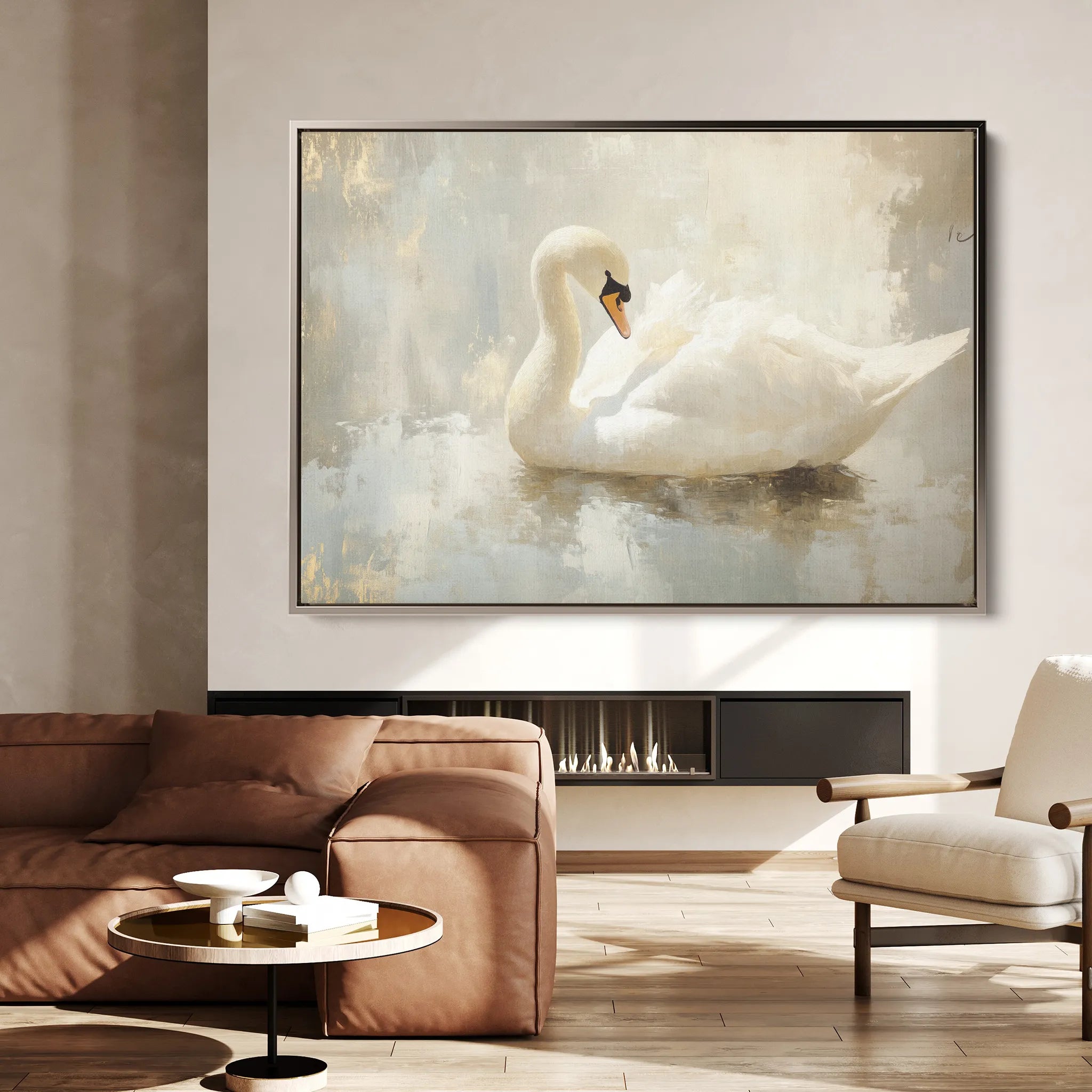Animals 172 Canvas Art 18" x 24" / 45 x 60 cm / Black