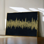 Abstract 172 Canvas Art 60 x 40 cm / Black