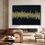 Abstract 172 Canvas Art 60 x 40 cm / Black