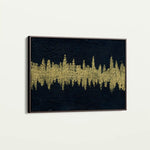 Abstract 172 Canvas Art 60 x 40 cm / Black