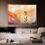 Boho 172 Canvas Art 18" x 24" / 45 x 60 cm / Black