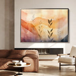 Boho 172 Canvas Art 60 x 40 cm / Black