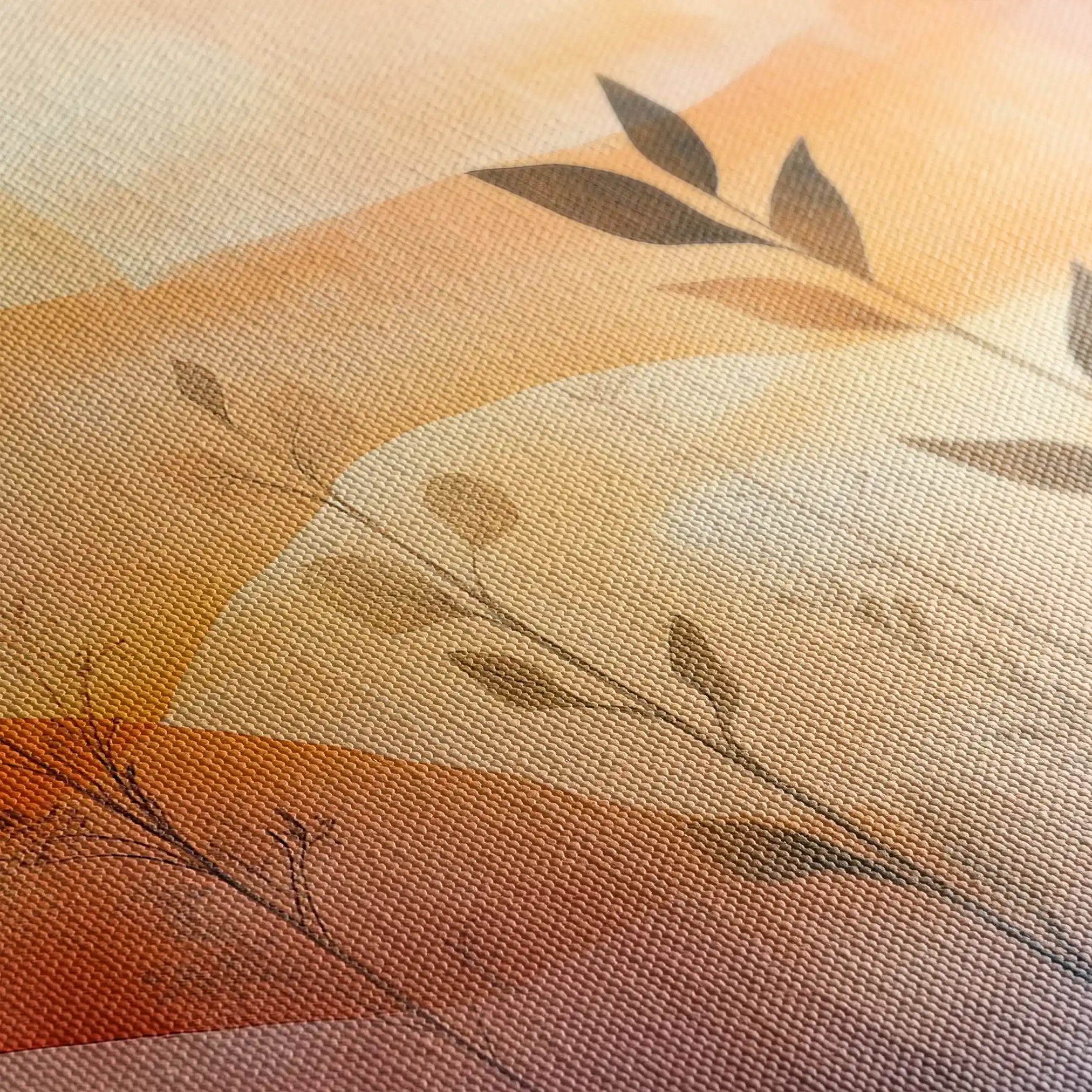 Boho 172 Canvas Art 60 x 40 cm / Black