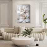 Floral 172 Canvas Art 18" x 24" / 45 x 60 cm / Black