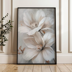 Floral 172 Canvas Art 60 x 40 cm / Black