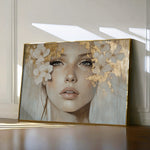 Portrait 172 Canvas Art 18" x 24" / 45 x 60 cm / Black