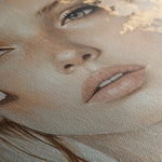 Portrait 172 Canvas Art 18" x 24" / 45 x 60 cm / Black