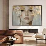 Portrait 172 Canvas Art 60 x 40 cm / Black