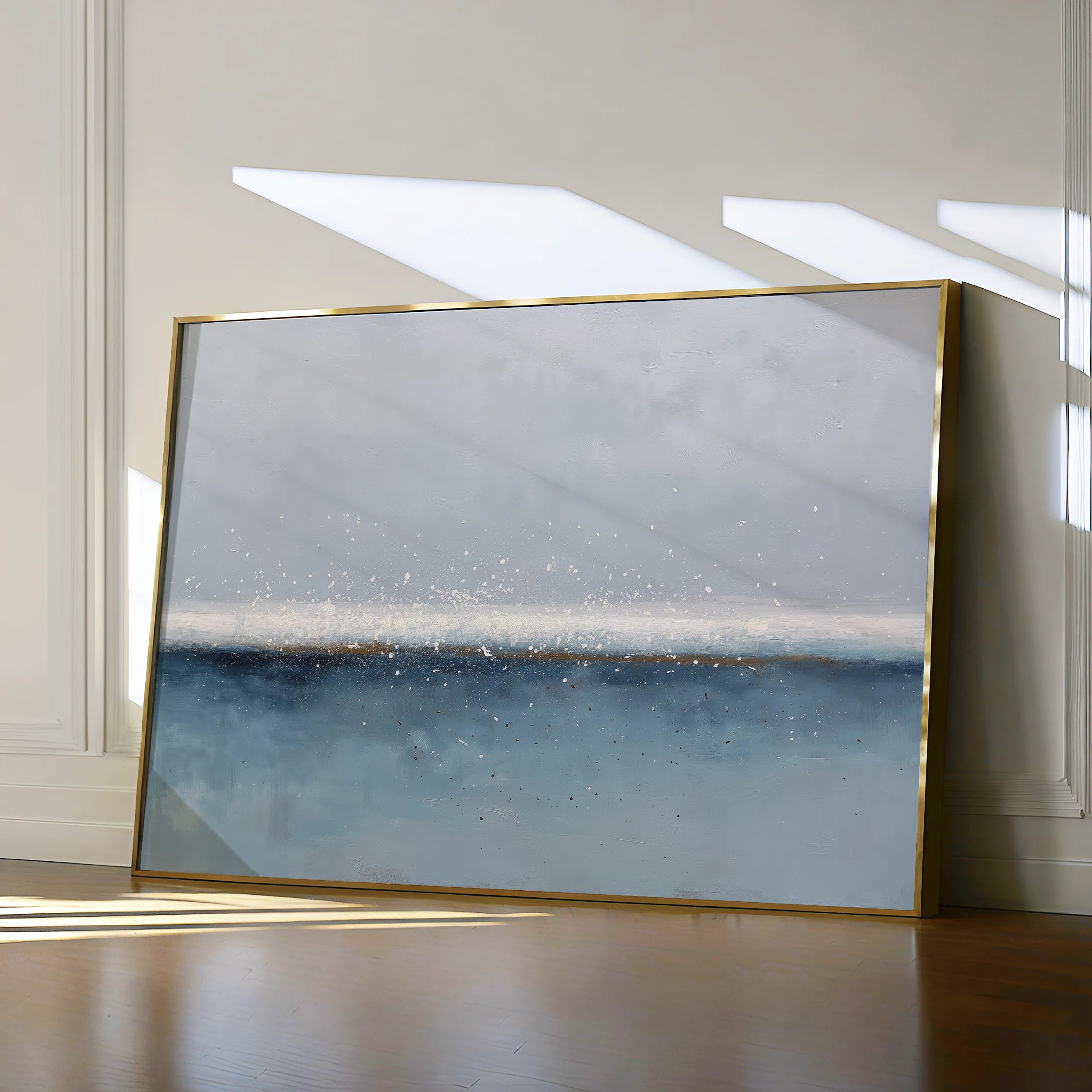 Abstract 1720 Canvas Art 18" x 24" / 45 x 60 cm / Black