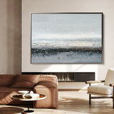 Abstract 1721 Canvas Art 18" x 24" / 45 x 60 cm / Black