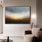 Abstract 1722 Canvas Art 18" x 24" / 45 x 60 cm / Black