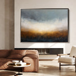 Abstract 1722 Canvas Art 18" x 24" / 45 x 60 cm / Black