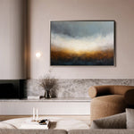 Abstract 1722 Canvas Art 18" x 24" / 45 x 60 cm / Black
