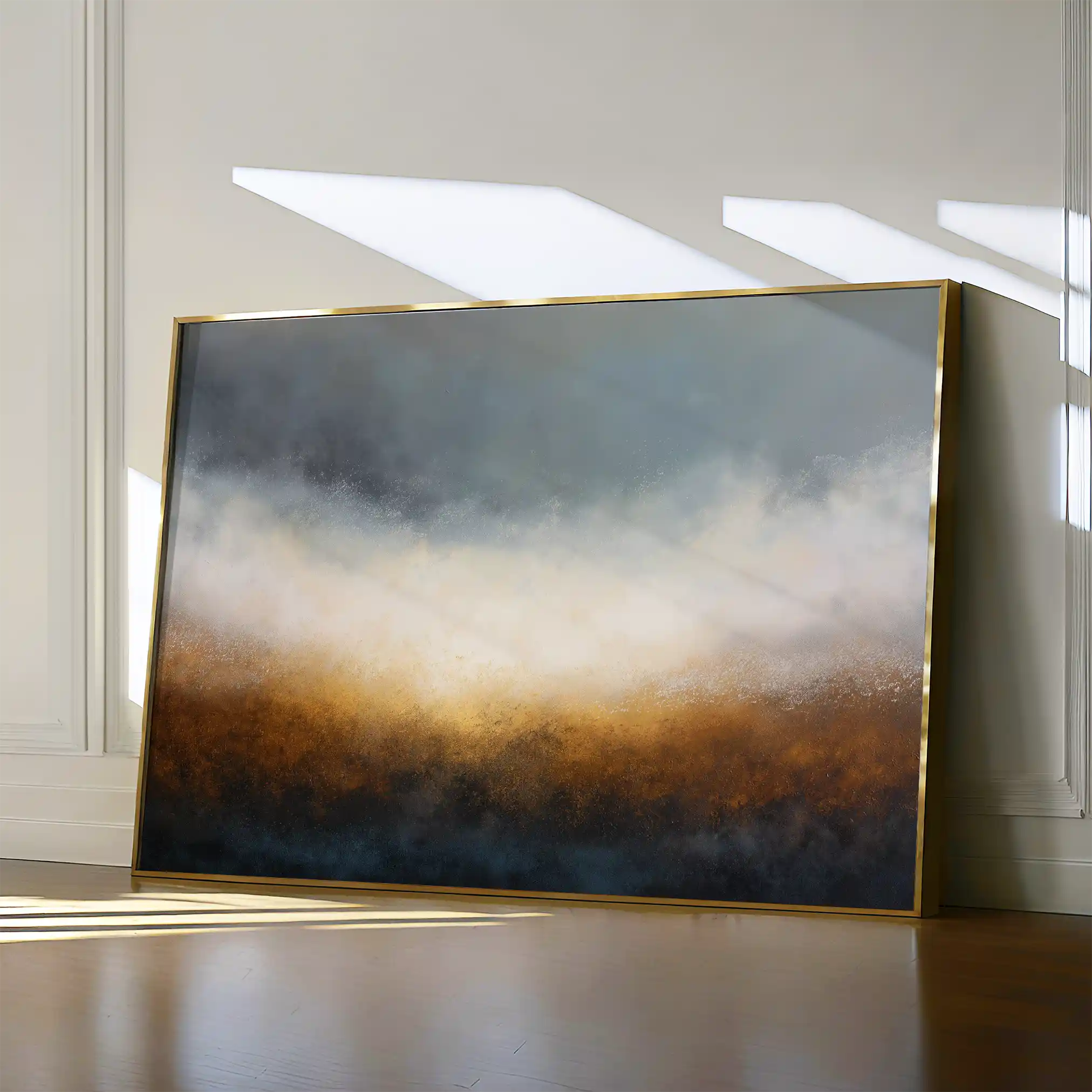 Abstract 1722 Canvas Art 60 x 40 cm / Black