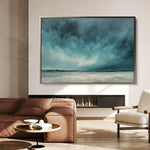 Abstract 1723 Canvas Art 18" x 24" / 45 x 60 cm / Black