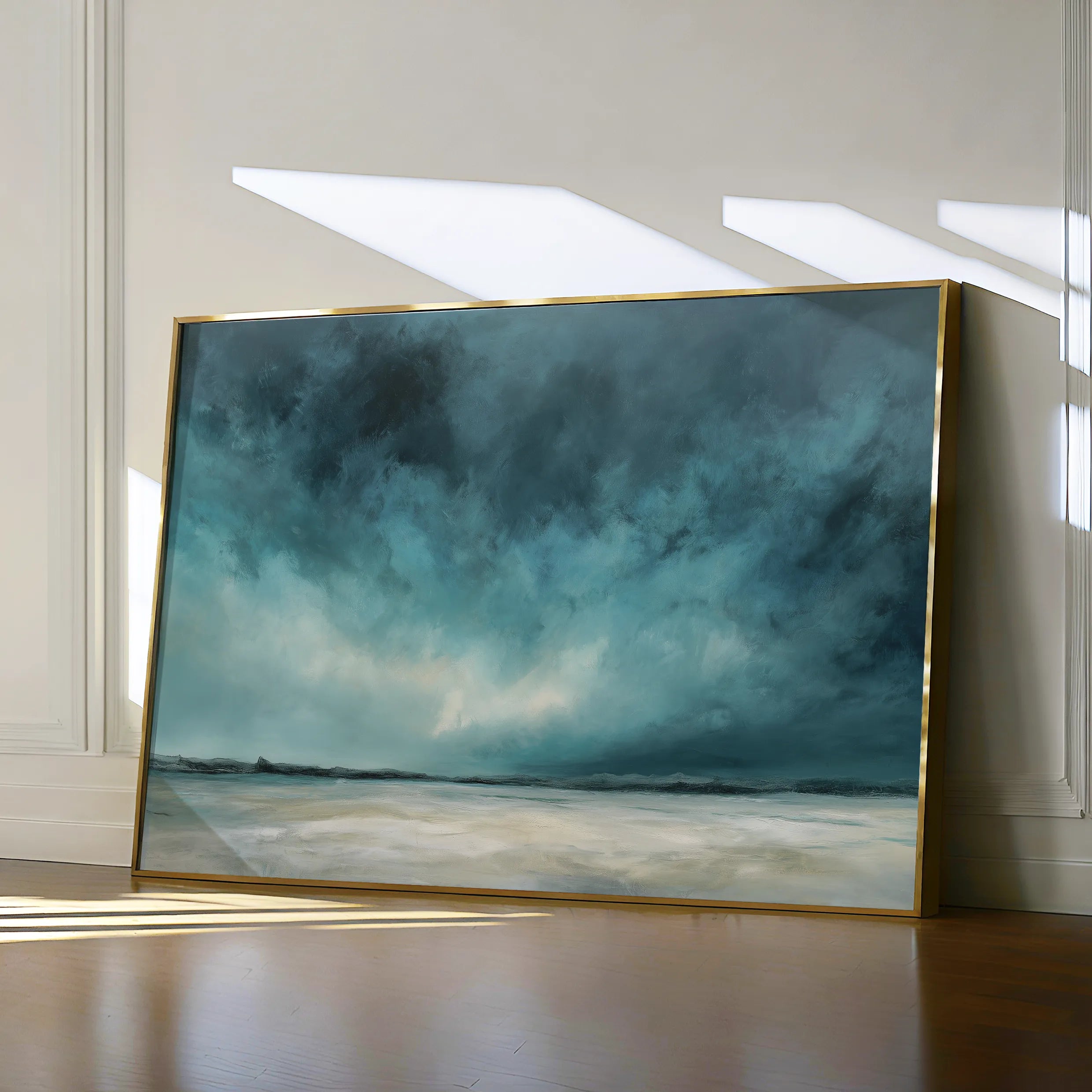 Abstract 1723 Canvas Art 18" x 24" / 45 x 60 cm / Black
