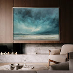 Abstract 1723 Canvas Art 18" x 24" / 45 x 60 cm / Black