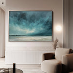 Abstract 1723 Canvas Art 18" x 24" / 45 x 60 cm / Black