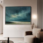 Abstract 1724 Canvas Art 18" x 24" / 45 x 60 cm / Black