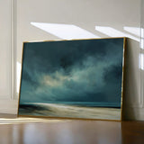 Abstract 1724 Canvas Art 18" x 24" / 45 x 60 cm / Black