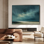 Abstract 1724 Canvas Art 18" x 24" / 45 x 60 cm / Black