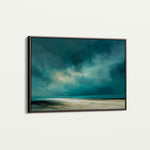 Abstract 1724 Canvas Art 18" x 24" / 45 x 60 cm / Black