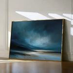 Abstract 1725 Canvas Art 18" x 24" / 45 x 60 cm / Black