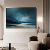 Abstract 1725 Canvas Art 18" x 24" / 45 x 60 cm / Black